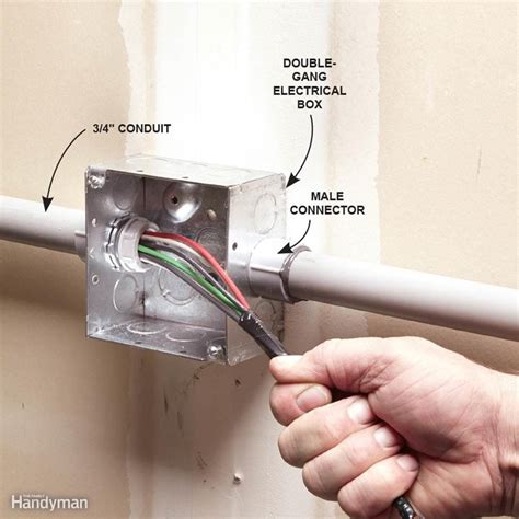 connect flexible conduit to steel box|flex conduit to electrical box.